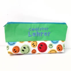 Schlampermäppchen "Coolster Lehrer", Federmäppchen, Stifte Mäppchen