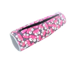 Schlampermäppchen, Federmäppchen rosa mit Frösche