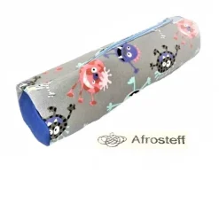 Schlampermäppchen, Federmäppchen grau mit Monster