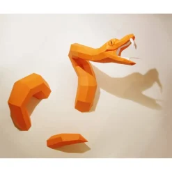 Schlange Aus Der Wand - Paperwolf Bastelbogen