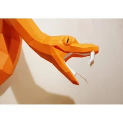 Schlange Aus Der Wand - Paperwolf Bastelbogen