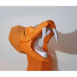 Schlange Aus Der Wand - Paperwolf Bastelbogen