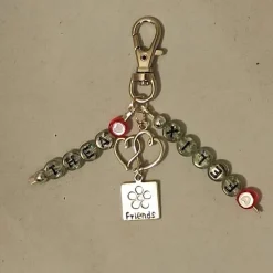 Schl.-Anhänger „Herz/Friends“ mit/ohne Namen personalisierbar