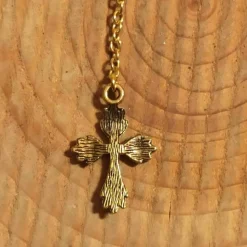 Schl.-Anhänger „Kreuz“ mit/ohne Namen personalisierbar