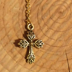 Schl.-Anhänger „Kreuz“ mit/ohne Namen personalisierbar