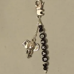 Schl.-Anhänger mit „Elefant“ mit/ohne Namen peronalisierbar