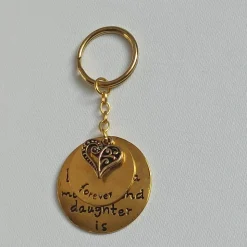 Schl.-Anhänger „The love between a mother and daughter is forever“ goldf.