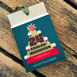 Schlaumeier-Adventskalender „Bücher“ – 24 literarische Rätsel für Buchliebhaber