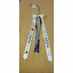 Schleife zum 1. Schultag/Einschulung Schultüte Motiv Schmetterling