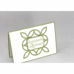 Schlichte Glückwunschkarte zur Konfirmation