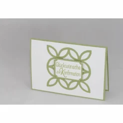 Schlichte Glückwunschkarte zur Konfirmation