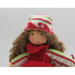 Schlittenmädchen - Blumenkind - Jahreszeitentisch - Waldorf Art - Art.Nr. WI16