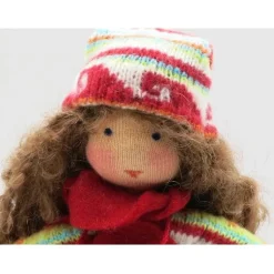 Schlittenmädchen - Blumenkind - Jahreszeitentisch - Waldorf Art - Art.Nr. WI16