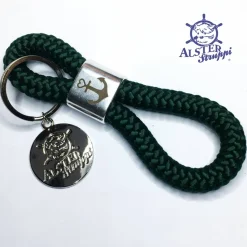 Schlüsselanhänger aus Tau versilberter Slider - mehrere Farben