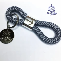 Schlüsselanhänger aus Tau versilberter Slider - mehrere Farben