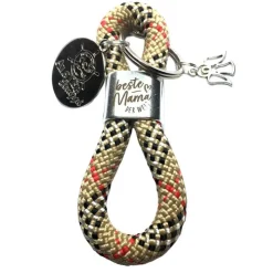 Schlüsselanhänger Echt-Silber 925 Ring - personalisiert