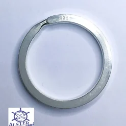 Schlüsselanhänger Echt-Silber 925 Ring - personalisiert