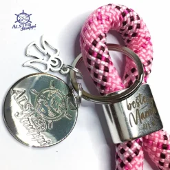 Schlüsselanhänger Echt-Silber 925 Ring - zum Muttertag - personalisiert