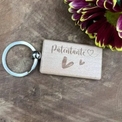 Schlüsselanhänger für die Patentante oder Patenonkel, Geschenk für den Adventskalender