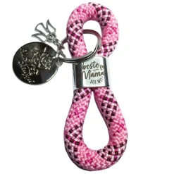 Schlüsselanhänger Geschenk zum Muttertag versilberter Slider - personalisiert ist möglich