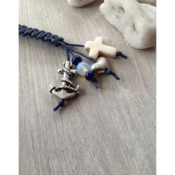 Schlüsselanhänger 'Glaube, Liebe, Hoffnung' mit Engelcharm