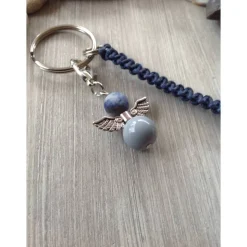 Schlüsselanhänger 'Glaube, Liebe, Hoffnung' mit Engelcharm