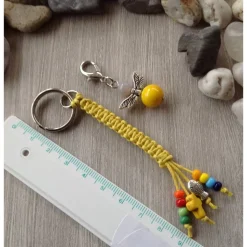 Schlüsselanhänger 'Glaube, Liebe, Hoffnung' mit Engelcharm