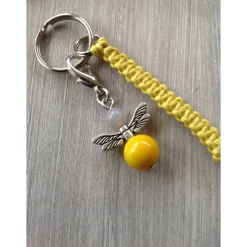 Schlüsselanhänger 'Glaube, Liebe, Hoffnung' mit Engelcharm