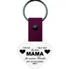 Schlüsselanhänger "Mama" Personalisierbar aus Edelstahl, Gravur von Bild oder Foto von Traumgravur.de Mutter