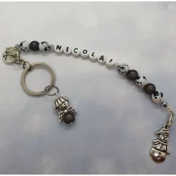 Schlüsselband oder Rucksackbaumler Personalisiert  und mit einem Engel