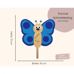 Schmetterling Einladung Bastelset | Einladung Schmetterling | Basteln mit Kindern Schmetterling | Basteln Schmetterling