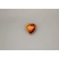 Schmuckschale | Herzförmig | aus Olivenholz | Handmade