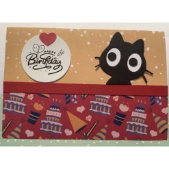 Schöne Karte, Meer, See, Möwe, Handarbeit mit Umschlag