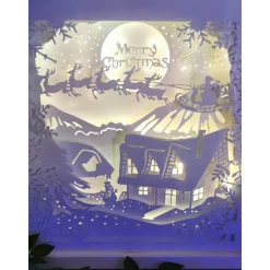 Schöne Lampe mit 3D Bild inkl. Farbwechsel