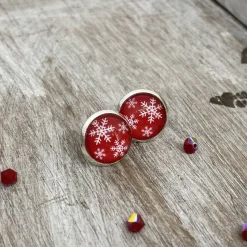 Schneeflöckchen Ohrringe - Weihnachtsgeschenk