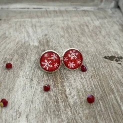 Schneeflöckchen Ohrringe - Weihnachtsgeschenk