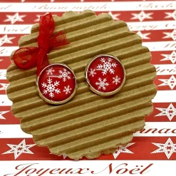 Schneeflöckchen Ohrringe - Weihnachtsgeschenk