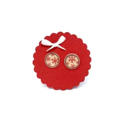 Schneeflöckchen Ohrringe - Geschenk für Mädchen