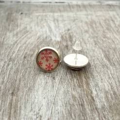Schneeflöckchen Ohrringe - Geschenk für Mädchen