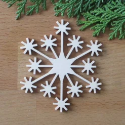 Schneeflocke Lappland aus Holz