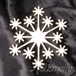 Schneeflocke Lappland aus Holz