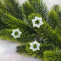 Schneeflocken / Eiskristalle aus Kristallglasperlen – 3er Set, mittel, handgefertigt, 3 cm