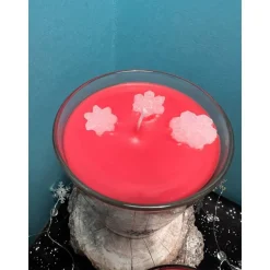 Schneeflocken Duftkerze