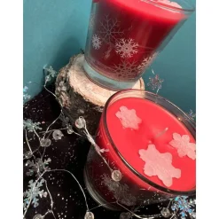 Schneeflocken Duftkerze