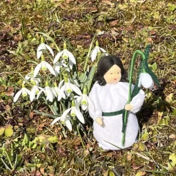 Schneeglöckchen - Jahreszeitentisch  - Frühling - Blumenkinder - Weihnachtsdeko