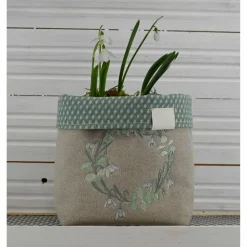 Schneeglöckchen - Utensilo - Aufbewahrung - Geschenkbeutel - Osterkörbchen