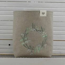 Schneeglöckchen - Utensilo - Aufbewahrung - Geschenkbeutel - Osterkörbchen