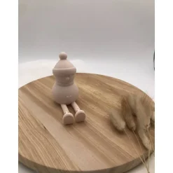 Schneemann Deko Figur aus 3D-Druck (PLA) mit Gelenkbeinen – Weihnachtsdekoration