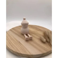 Schneemann Deko Figur aus 3D-Druck (PLA) mit Gelenkbeinen – Weihnachtsdekoration