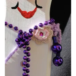 Schneemann LADY SNOWMAN Figur aus recyceltem Holz Herbstdeko Weihnachtsdeko Künstlerfigur Winterdeko Geldgeschenk